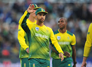 JP Duminy of South Africa during the 2018 T20 International between South Africa and India at Newlands Cricket Ground, Cape Town on February 24 2018.