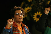 The new ANC deputy secretary-general Jessie Duarte  during the Limpopo conference in December 2007.
