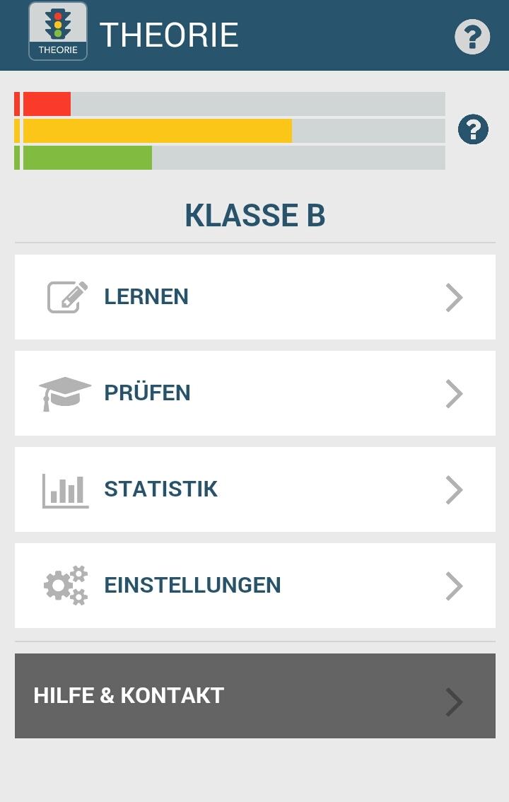 Android application Führerschein 2022 BASIC screenshort