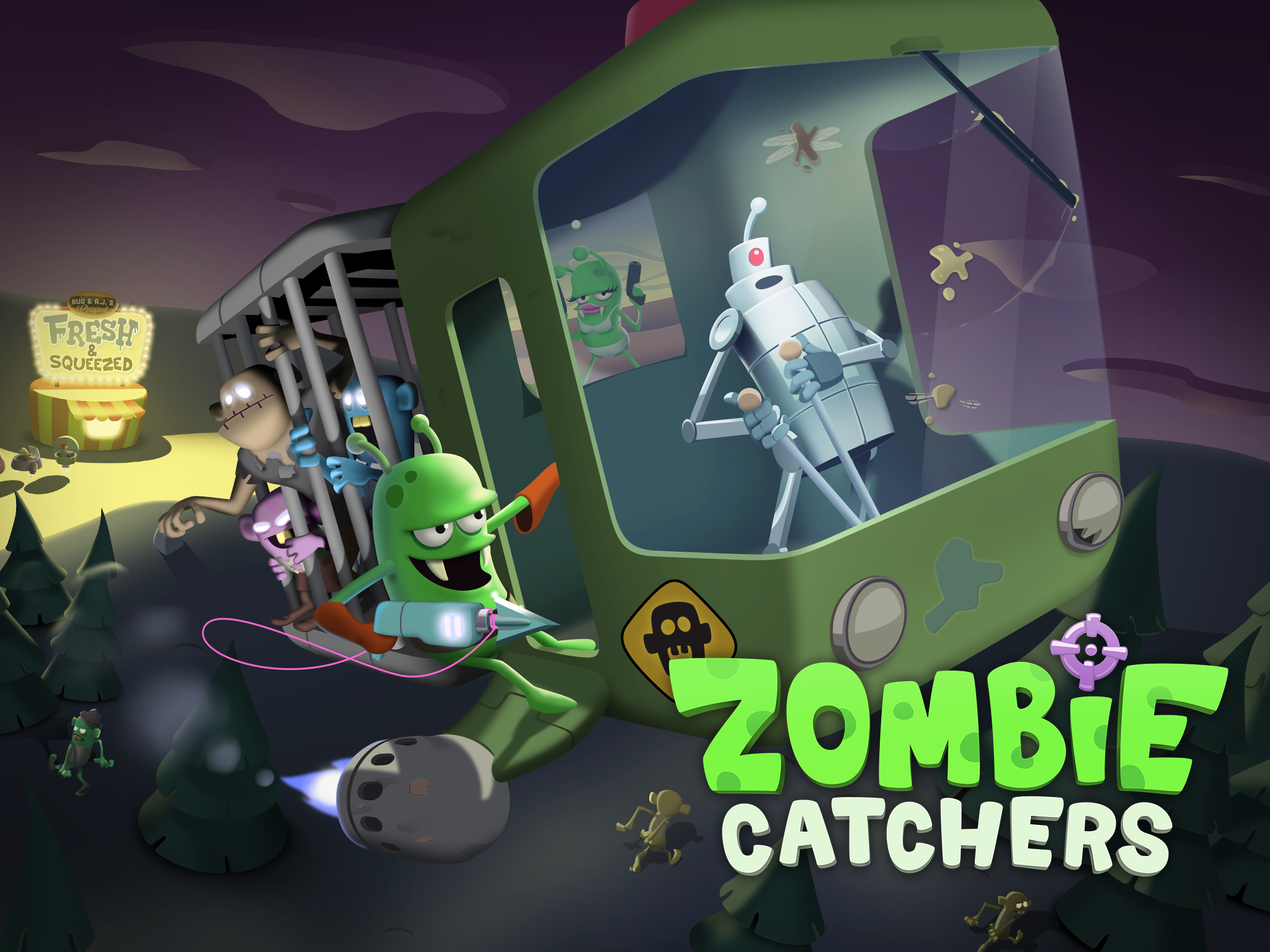 Android application Zombie Catchers screenshort
