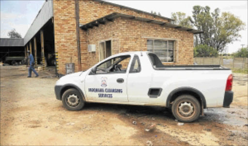 ILLEGAL: One of Moqhaka municipality's vehicles that are allegedly used every day with expired license discs. The controversy-ridden council says it is doing something about the issue. PHOTOs: VATHISWA RUSELO