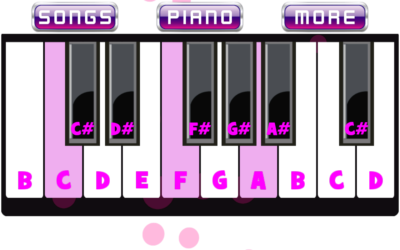Android application Little Piano screenshort