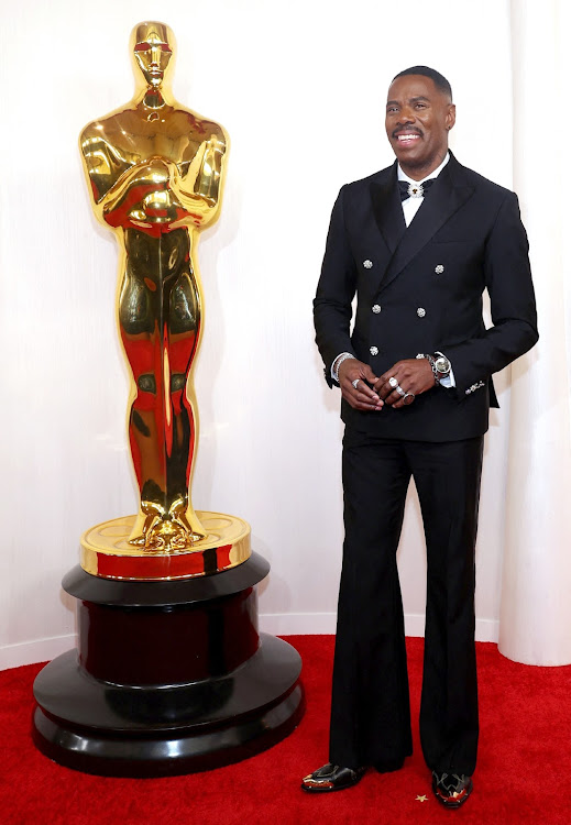 Colman Domingo poses on the red carpet during the Oscars arrivals at the 96th Academy Awards in Hollywood, Los Angeles.