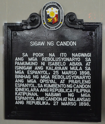 Sa pook na ito nagwagi ang mga Rebolusyonaryo sa pamumuno ni Isabelo Abaya at isinigaw ang kalayaan mula sa mga Espanyol, 25 Marso 1898. Binihag ng mga Rebolusyonaryo ang mga opisyal at prayleng...