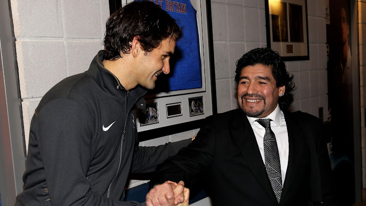 ATP Tour also paid tribute to the late Diego Maradona by posting this photo of him and serial tennis grand slam winner Roger Federer and other messages about one of the greatest players to have graced the fooball pitch.