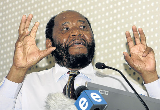 RED FLAG: Statistician-general Pali Lehohla says the 1.3% annualised contraction in GDP is sobering for policymakers targeting growth of more than 5% through the National Development Plan Picture: PUXLEY MAKGATHO