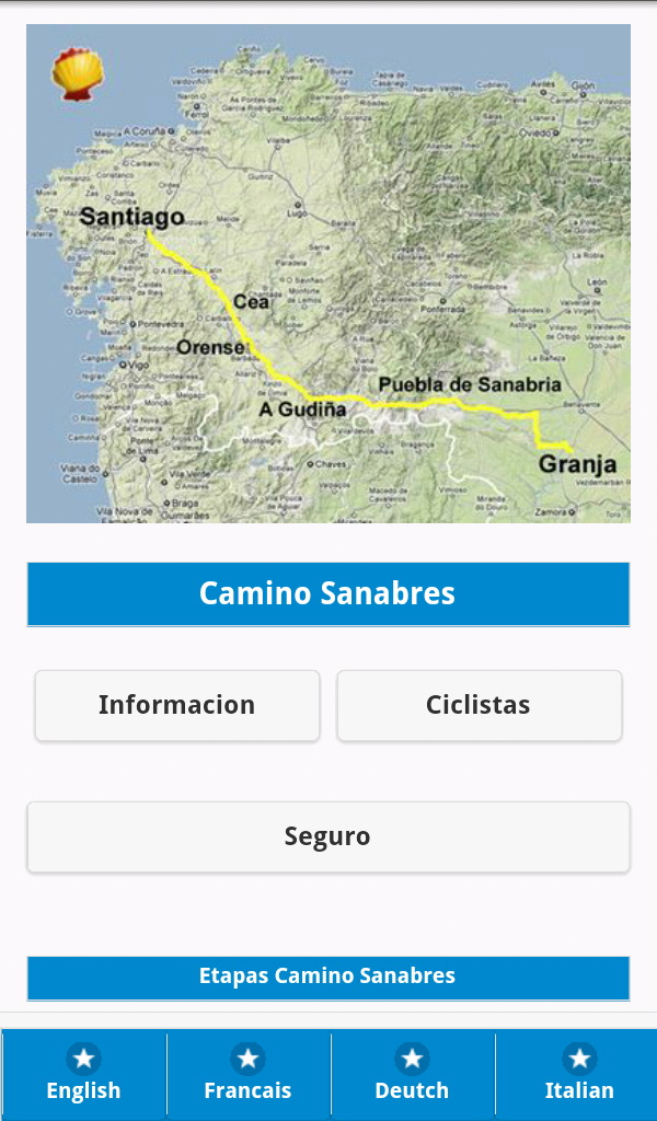 Android application Sanabres Way PREMIUM screenshort
