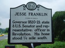 Governor 1820-21; state & U.S. Senator and representative; officer in Revolution. His home stood 1/4 mile south.Plaque via North Carolina Highway Historical Marker Program, and is used with their...