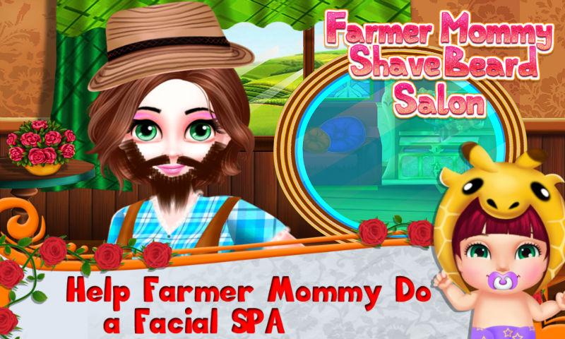 Android application Farmer Mommy Shave Beard Salon screenshort