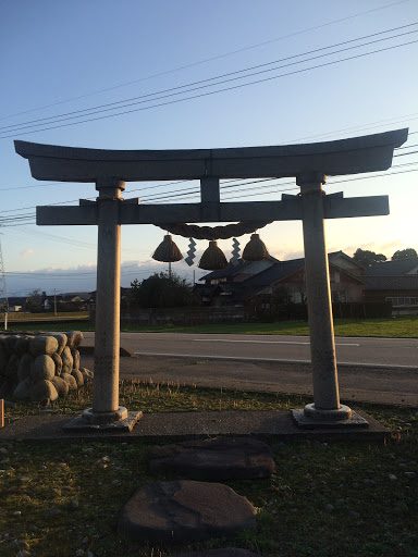 経田神明社 小鳥居