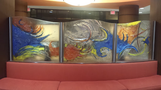 Marbled Glass Mural
