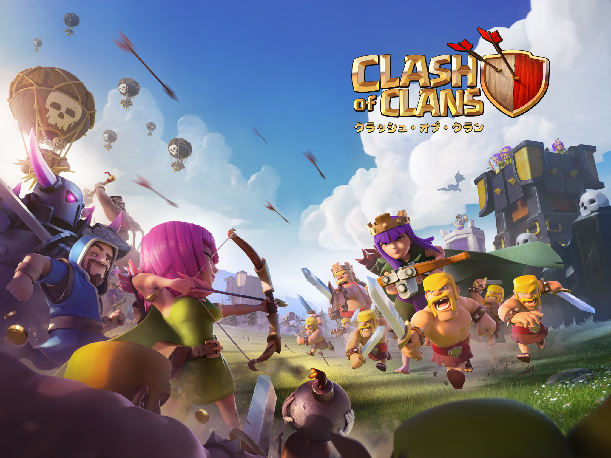 Android application Clash of Clans screenshort
