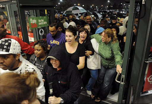 BARGAIN BAIT: Black Friday has these shoppers in it's grip