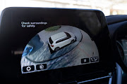 Around-view monitor allows for expert parking manoeuvres.