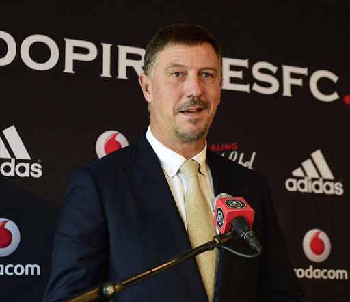 New Orlando Pirates head coach Kjell Jonevret. The 54-year-old Swede was unveiled on Monday 20 February 2017.