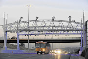 Gantries on the highway near Lynnwood, Pretoria.