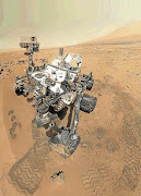 The Curiosity rover uses the Mars Hand Lens Imager to capture a set of thumbnail images stitched together to create a full-colour self-portrait in this image from Nasa.