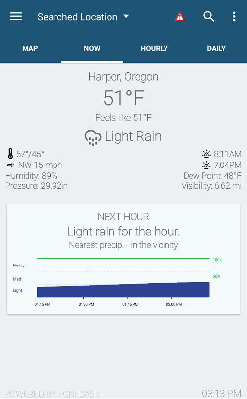 Android application Arcus Weather Upgrade Key screenshort