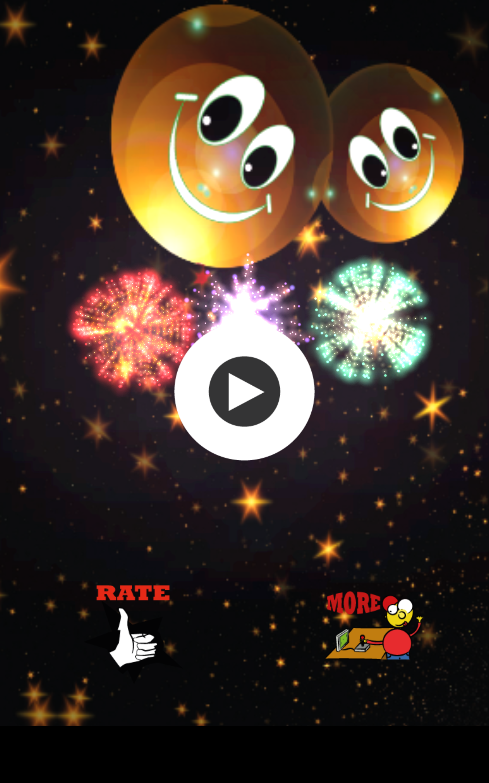 Android application Kids Funny Fireworks screenshort