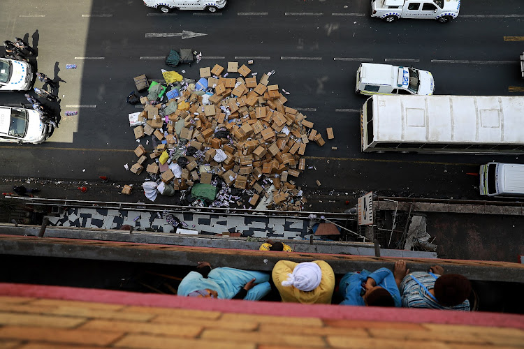 Truckloads of counterfeit goods were confiscated in the Johannesburg CBD earlier this year.