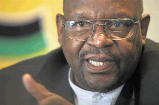 TAKING A STANCE: ANC chief whip Mathole Motshekga