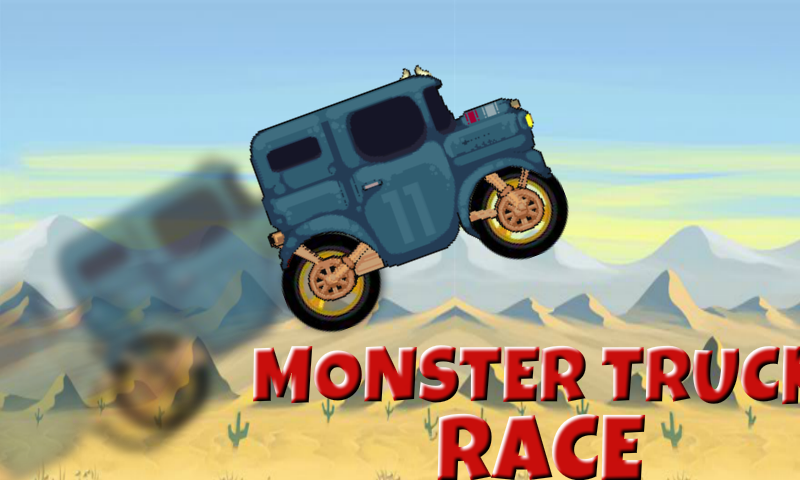 Android application Monster Truck Race screenshort