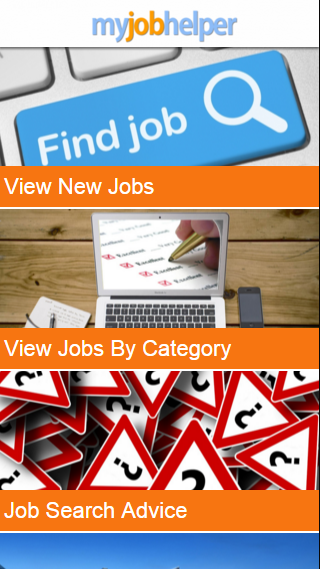 Android application MyJobHelper.com Job Search screenshort