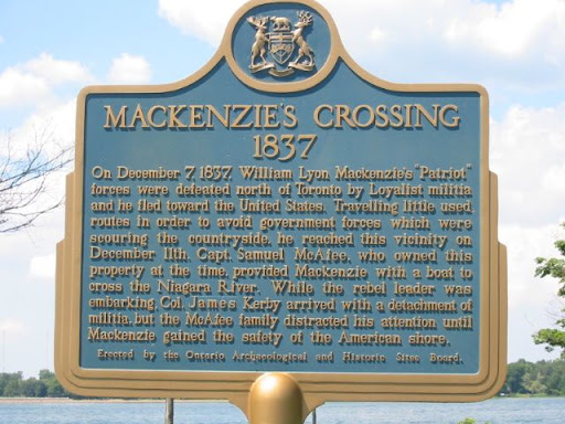 On Dec. 7, 1837, William Lyon Mackenzie's "Patriot" forces were defeated north of Toronto by Loyalist militia and he fled toward the United States. Travelling little used routes in order to avoid...