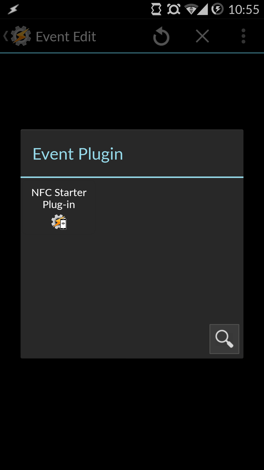 Android application NFC Starter Plugin screenshort