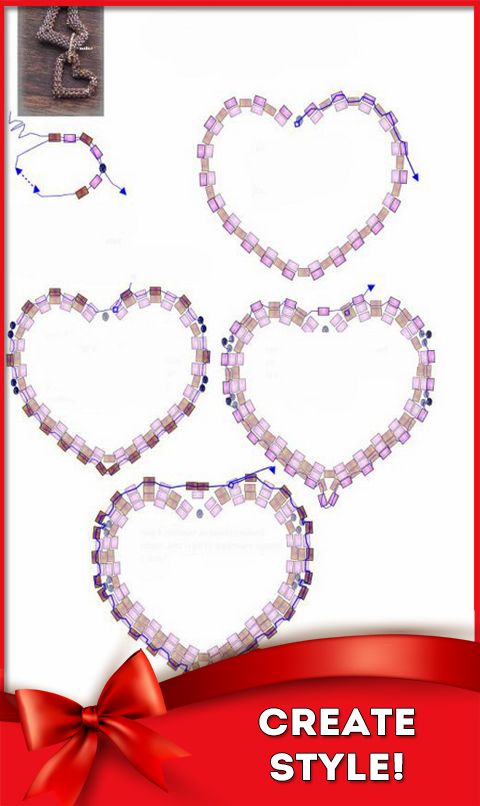 Android application Beautiful DIY hearts screenshort