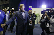 Democratic Alliance leader Mmusi Maimane in the Results Operation Centre in Tshwane, on May 9 2019, where the counting of votes is taking place. 