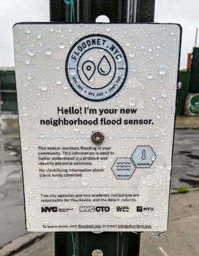 FLOODNET.NYC CUNY.EDU Hello! I'm your new neighborhood flood sensor.   This sensor monitors flooding in your community. This information is used to better understand the problem and identify...