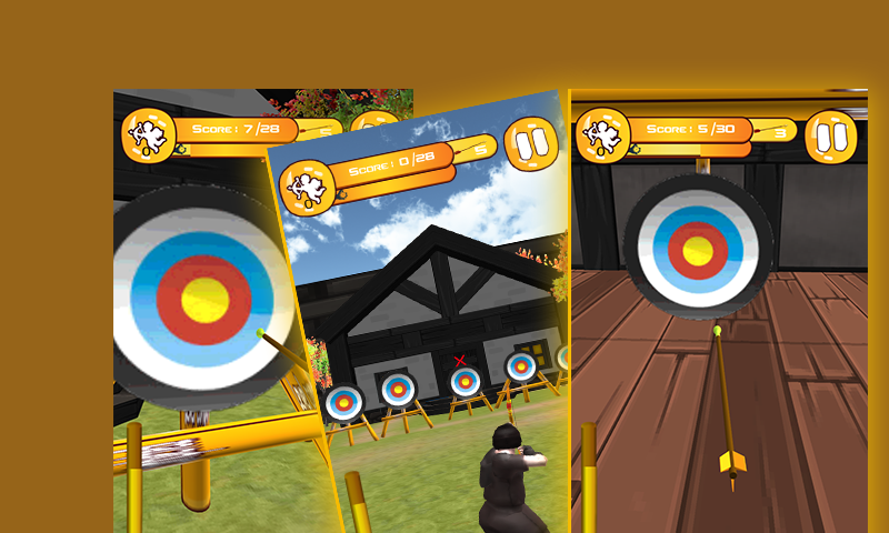Android application Archery Master 3D Simulation screenshort