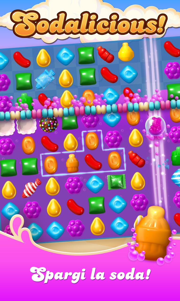 Android application Candy Crush Soda Saga screenshort