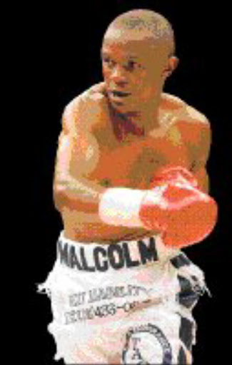 ANGRY: IBF junior lightweight champion Malcolm Klaasen. Pic. Lee Warren. 25/05/06. © Touchline.