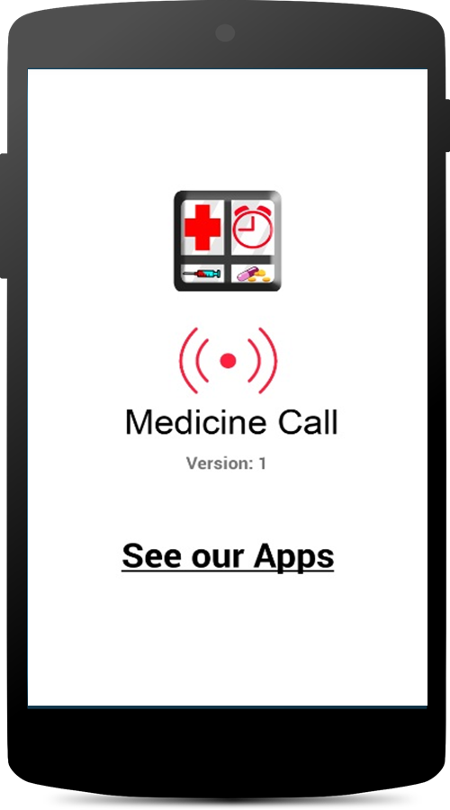 Android application Medicine Call - Pill reminder screenshort