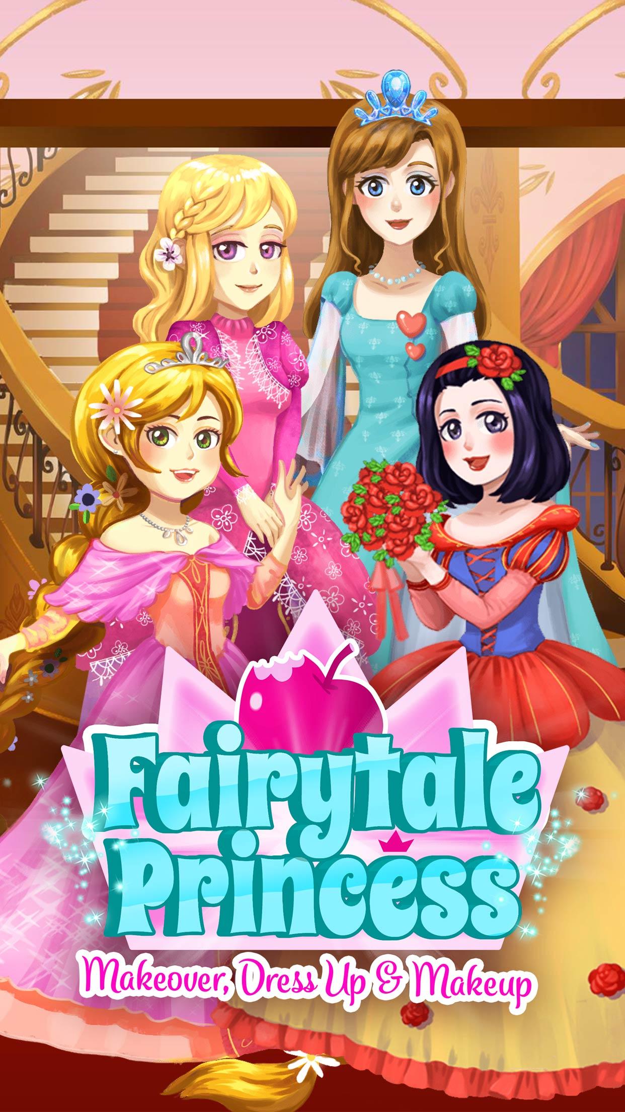 Android application Fairytale Princess - Makeover,  Dress Up &amp; Makeup screenshort