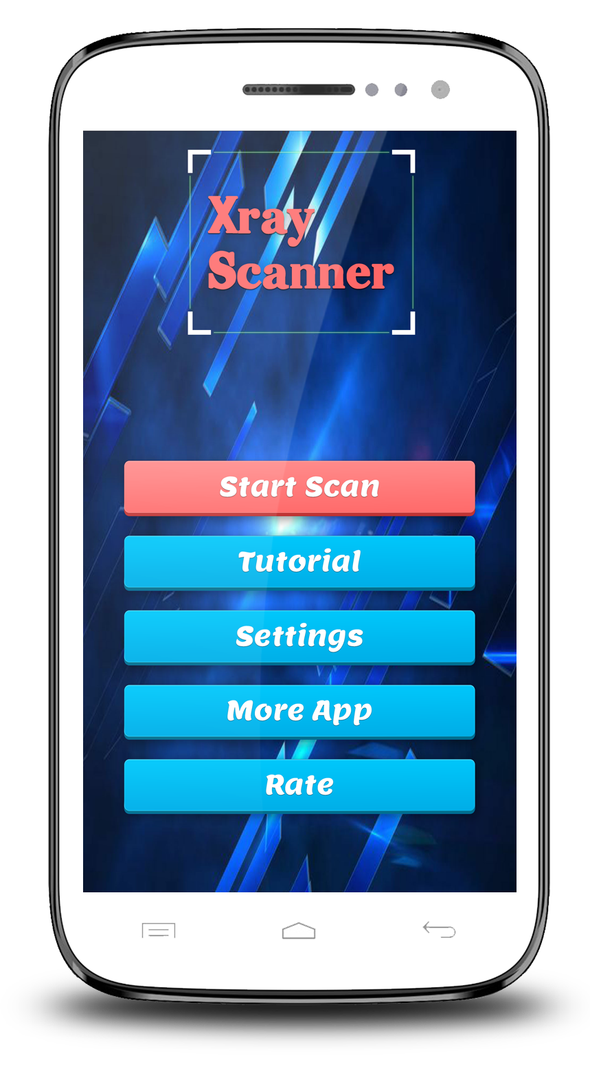 Android application X-Ray Scanner screenshort