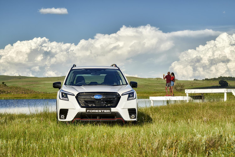 Sport trimmings add dynamic appeal to Forester.