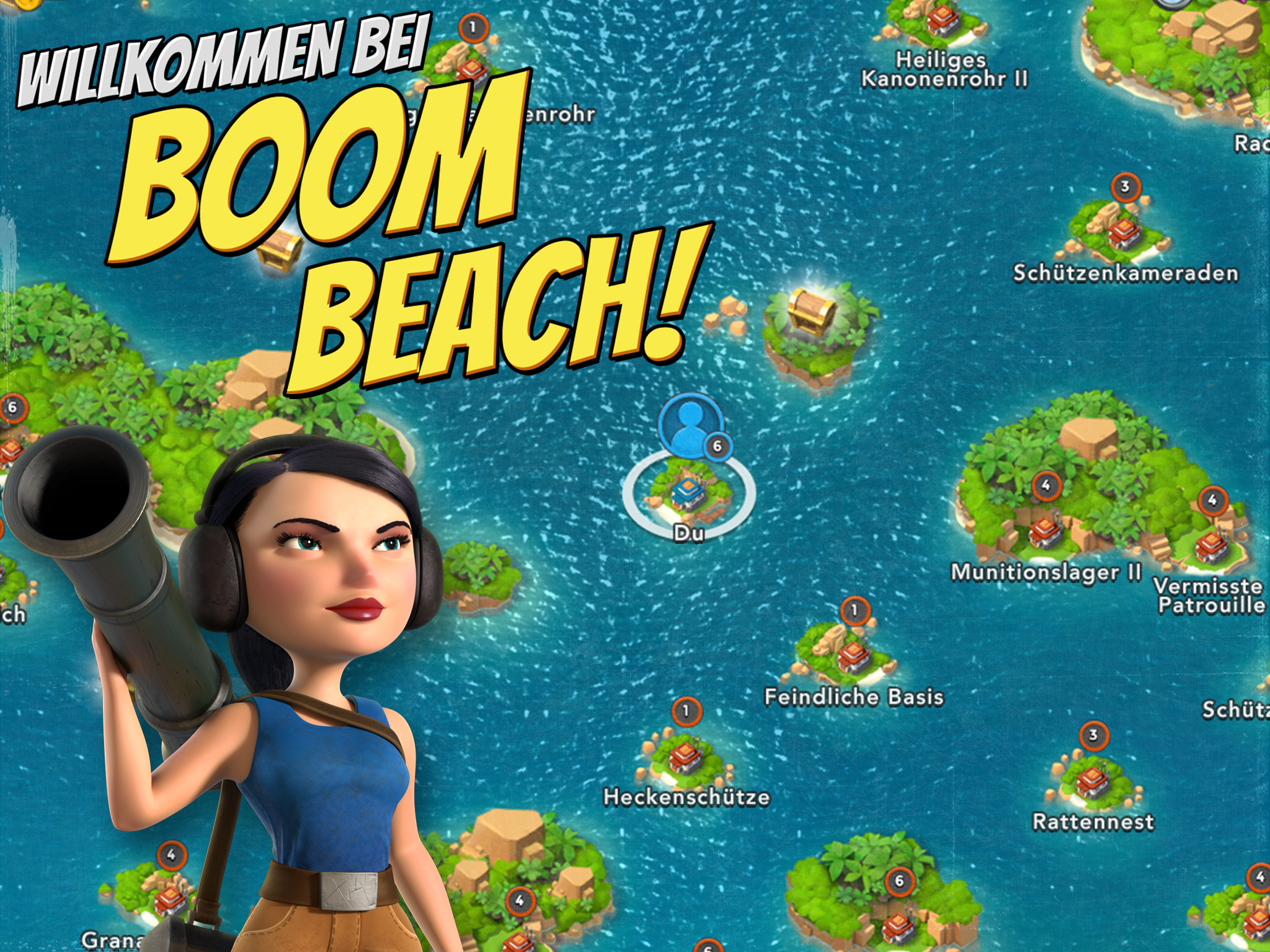 Android application Boom Beach screenshort