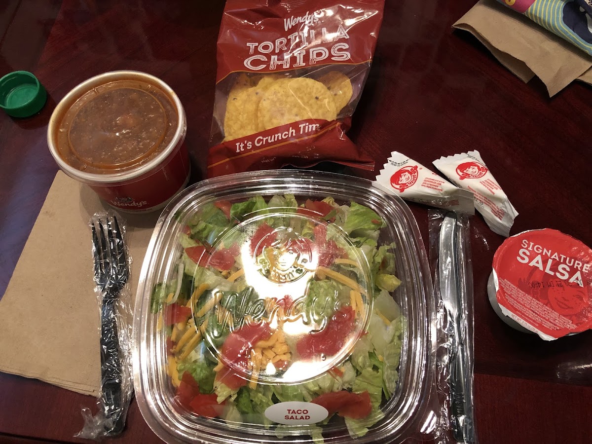 Wendy's taco salad