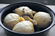 Chicken with dombolo.