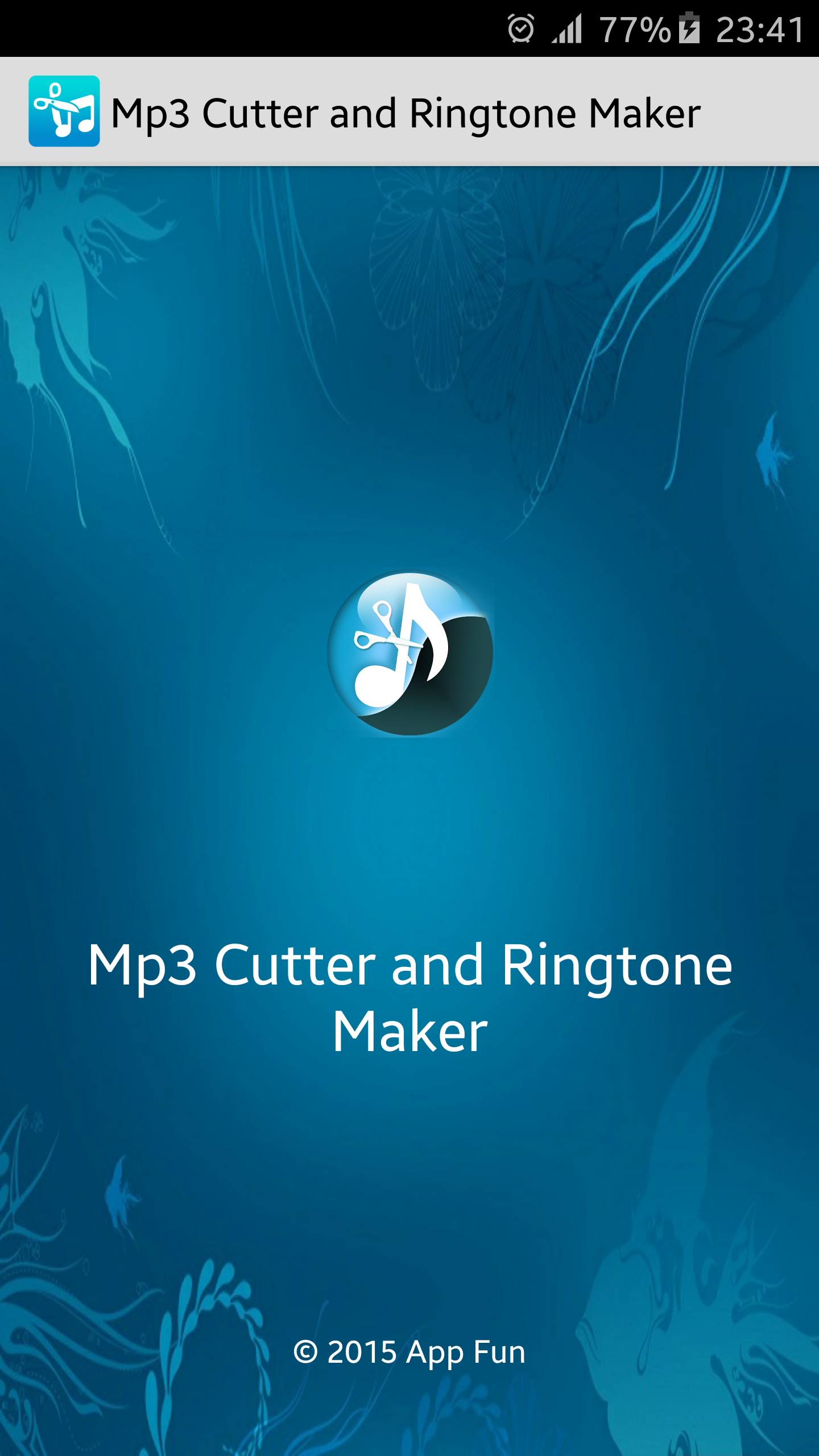 Android application MP3 Cutter &amp; Ringtone Maker ♫ screenshort