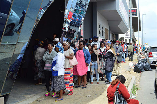 TEST OF PATIENCE: Home Affairs systems being offline have caused long queues of frustrated citizens in East London Picture: RANDELL ROSKRUGE