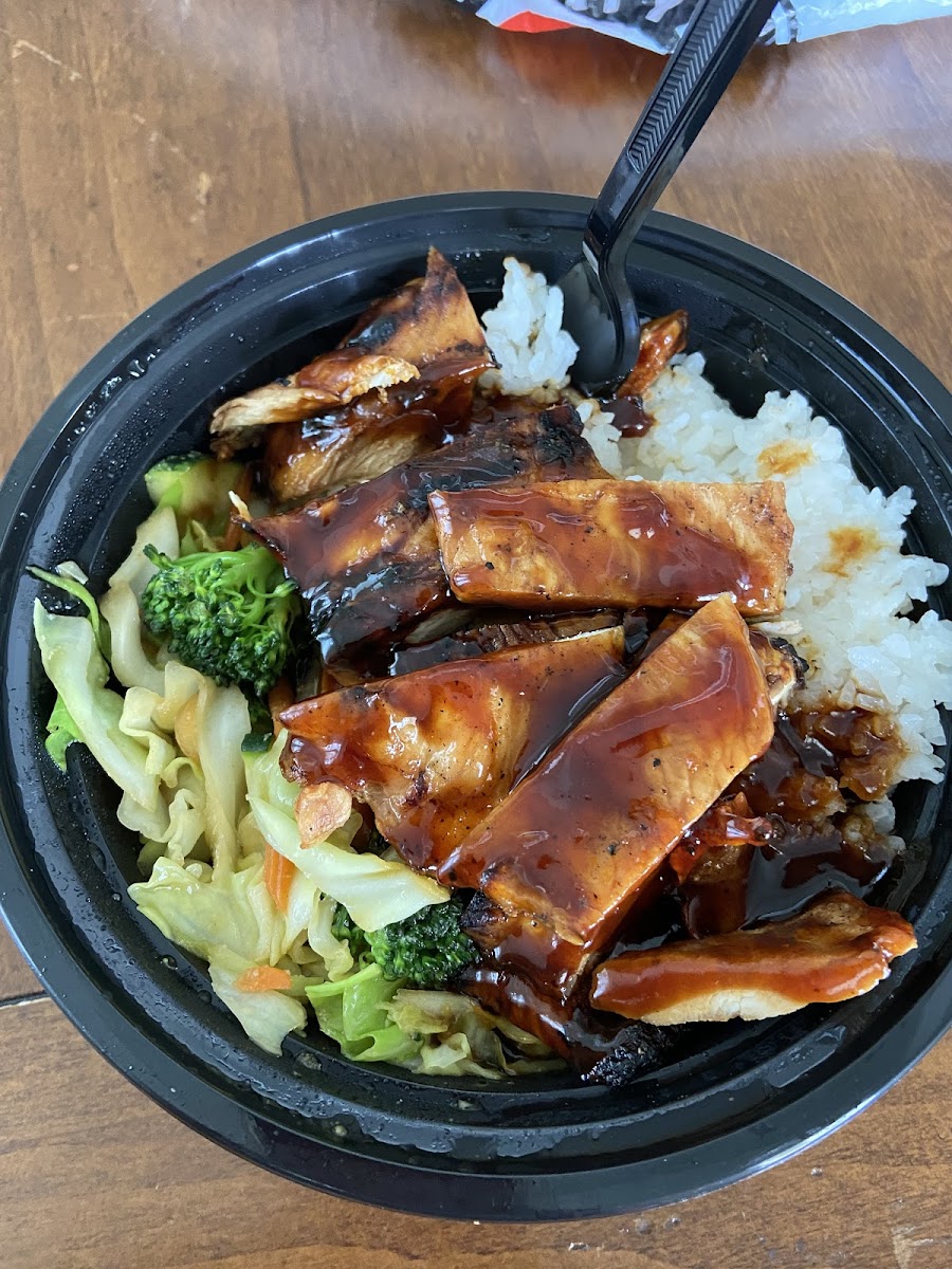 Gluten-Free at Teriyaki Madness