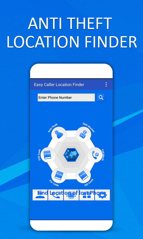 Android application Easy Caller Location Finder screenshort
