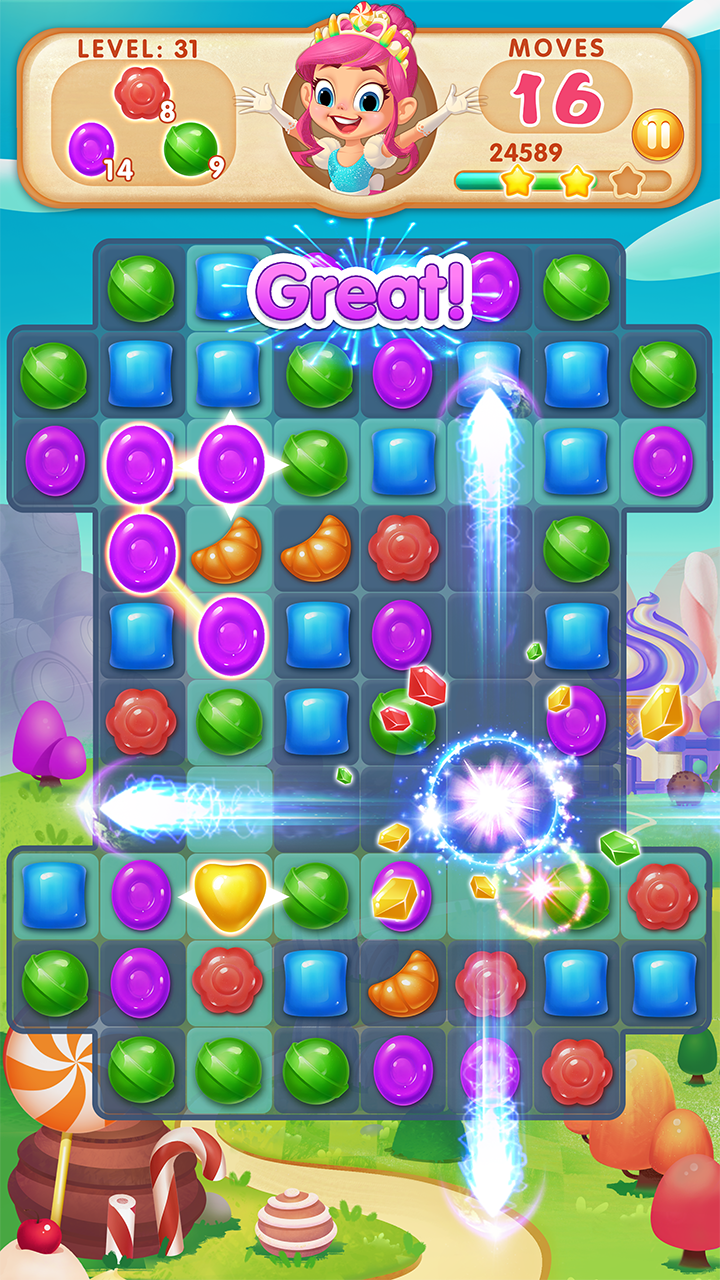 Android application Candy Blast Legend screenshort