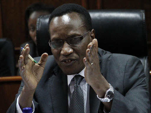 Lands CS Jacob Kaimenyi. Photo/Monicah Mwangi