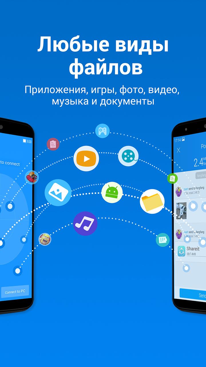 Android application SHAREit: Transfer, Share Files screenshort