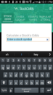StockOdds screenshot for Android